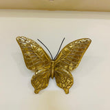 Golden Monarch Wall Mounted Butterflies (Set of 2) fiber