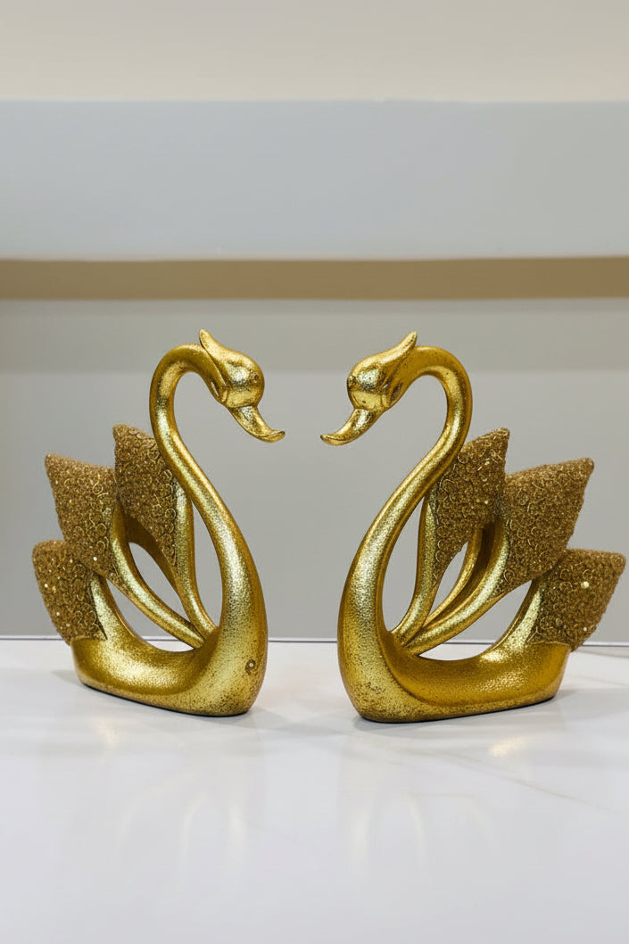 Golden Grace Swan Pair