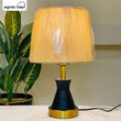 Metal Cone Table Lamp Pair