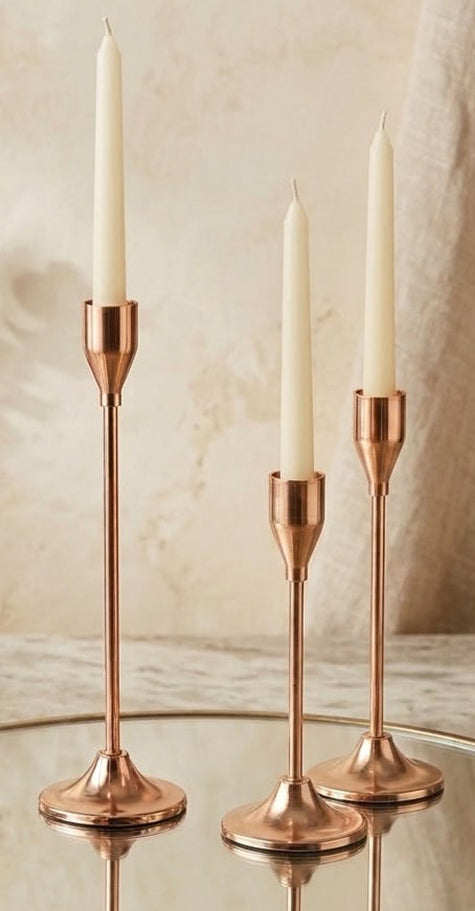 Candlestick Set (Copper Finish)