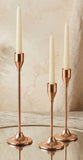 Candlestick Set (Copper Finish)