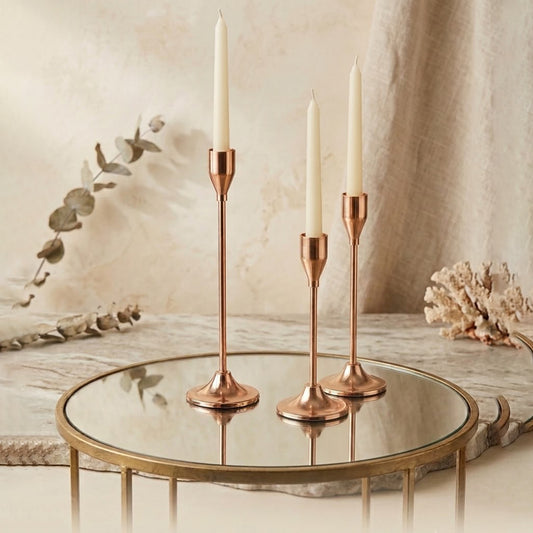 Candlestick Set (Copper Finish)
