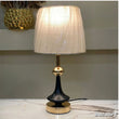 Brass Base Matka Table Lamp Pair