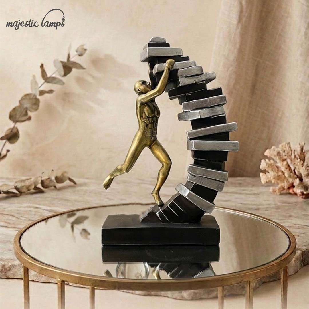 Climbing Leader Statue  motivation statue