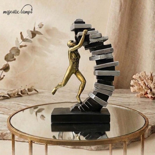 Climbing Leader Statue  motivation statue