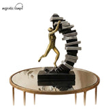 Climbing Leader Statue  motivation statue