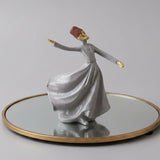 Whirling Dervish Sufi Sculpture [ Set of 3 ] fiber