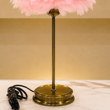 The Blush Dream Feather Table Lamp