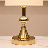 Golden Biscuit Table Lamp Pair