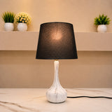 Marble-Effect matel body surai Table Lamp pair