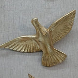 Luxury Golden Flying Birds Wall Décor – Set of 6 [fiber]