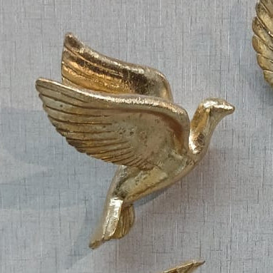 Luxury Golden Flying Birds Wall Décor – Set of 6 [fiber]