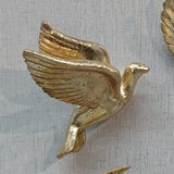 Luxury Golden Flying Birds Wall Décor – Set of 6 [fiber]