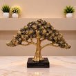 Golden Bonsai Tree Decorative Showpiece – Black &amp; Gold Luxury Finish