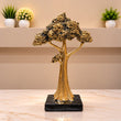 Golden Bonsai Tree Decorative Showpiece – Luxury Black &amp; Gold Finish