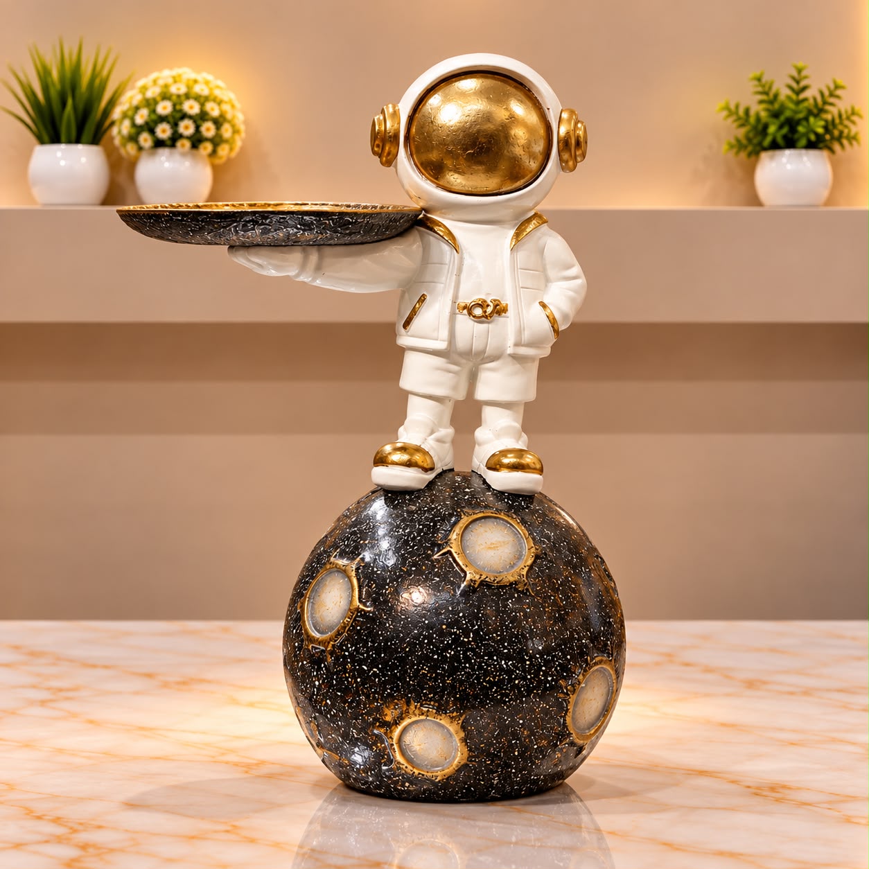 Cosmic Astronaut Serving Tray Figurine [fiber]