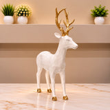 Golden Antler Deer Figurine [fiber]