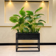 Artificial Areca Palm Floor Plant – Premium Black Planter Stand [kiyari]