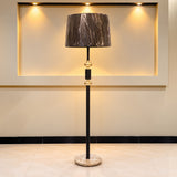 one step marbel tow golden biscuit Black &amp; Gold Standing Floor Lamp