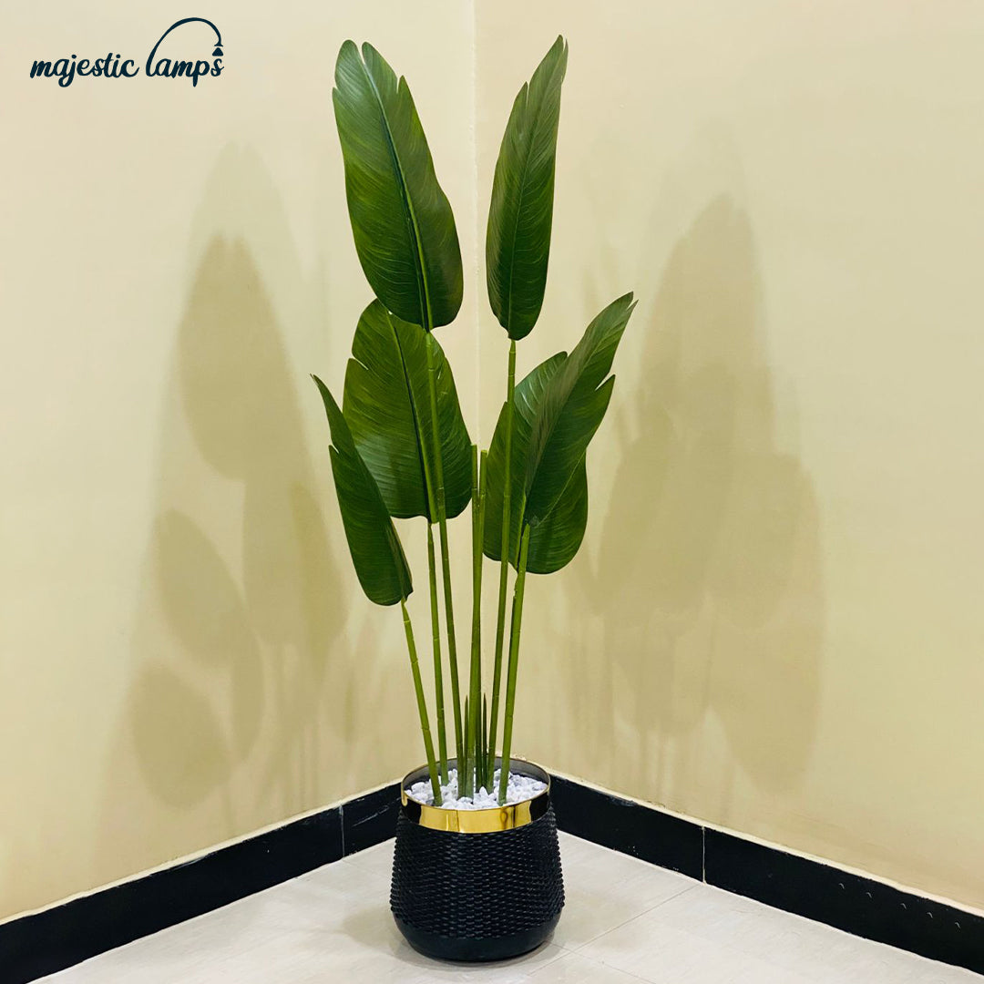 Artificial Banana Plant with 6 Leaves for Home Decor