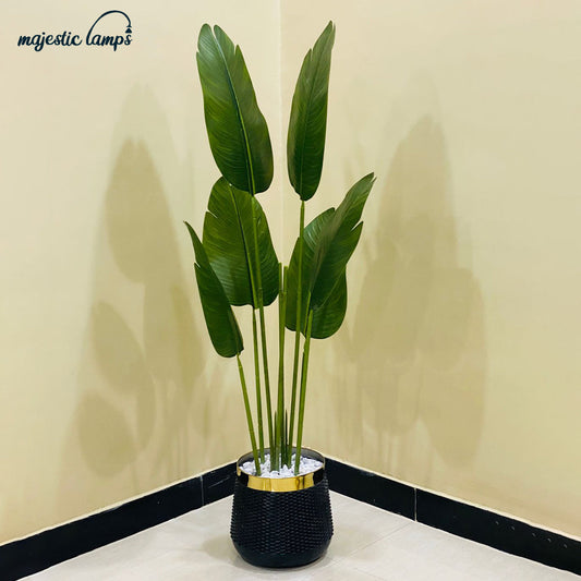 Artificial Banana Plant with 6 Leaves for Home Decor