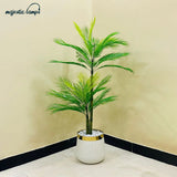 Artificial Kangi Palm Plant with 2 Stem Bunch for Home Decor