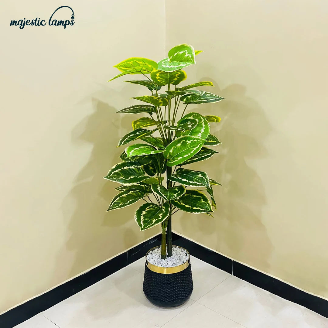 Artificial Money Plant with 2 Stem Bunch for Home Decor