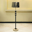 Black Marble Ball Floor Lamp