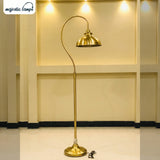 Brass Elephant Small Floor Lamp