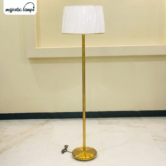 Brass Simple Rod Floor Lamp