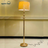 Brass Marble Ball Floor Lamp