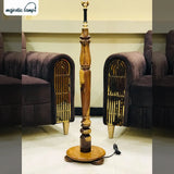 Sheesham Wood Floor Lamp