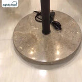White Marble Ball Floor Lamp